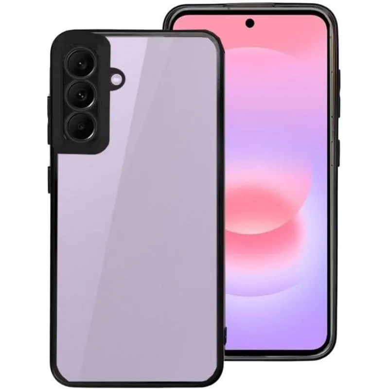 Funda per smartphone Cool Custodia Bordo Metallizzato Plastica Trasparente per Samsung A376 Galaxy A37 5G - immagine 1