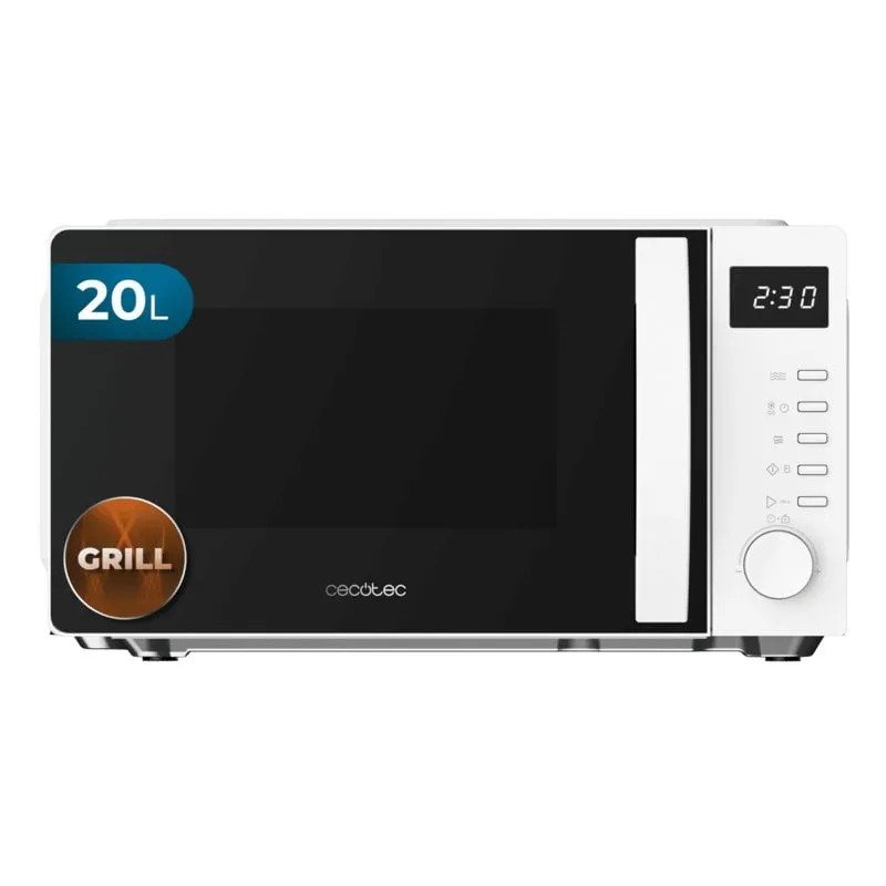 Microonde Cecotec Proclean 20 Litri 5105 con Grill 700W 3DWave Timer Digitale - immagine 1