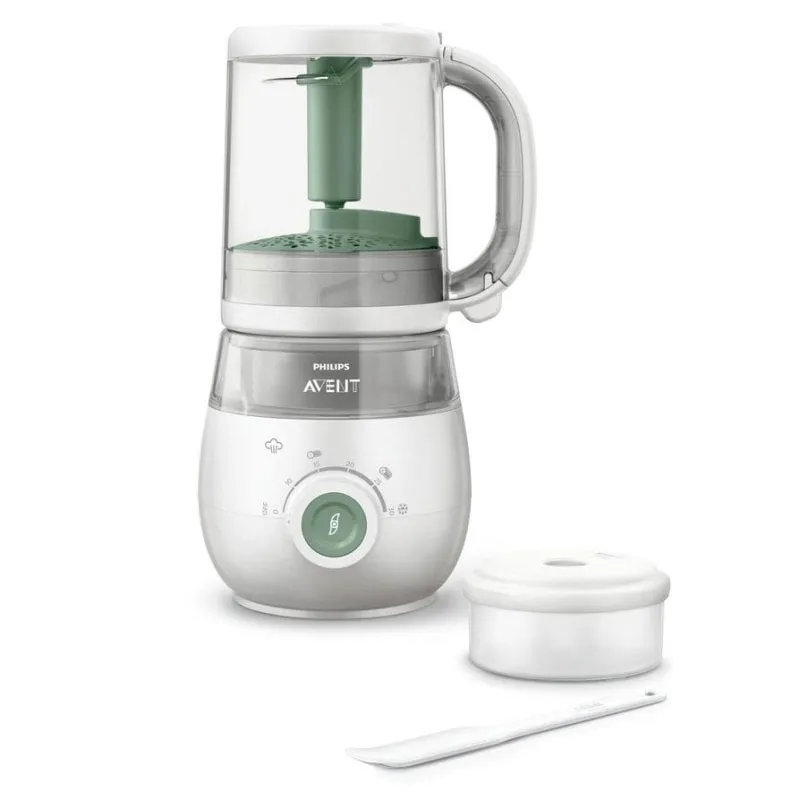 Vaporiera/bidone 4 in 1 Philips Avent SCF885/01 0.24L 1L Verde Bianco - immagine 1