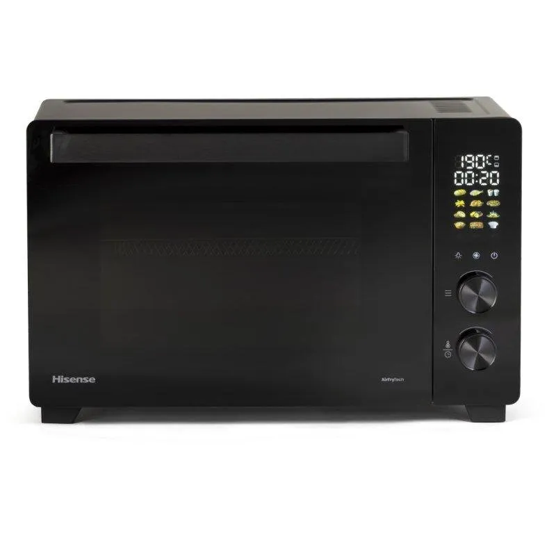 Fornetto Elettrico Hisense HOM30AF 30L 1800W AirFryer 12 Funzioni Doppio Vetro Nero - immagine 1