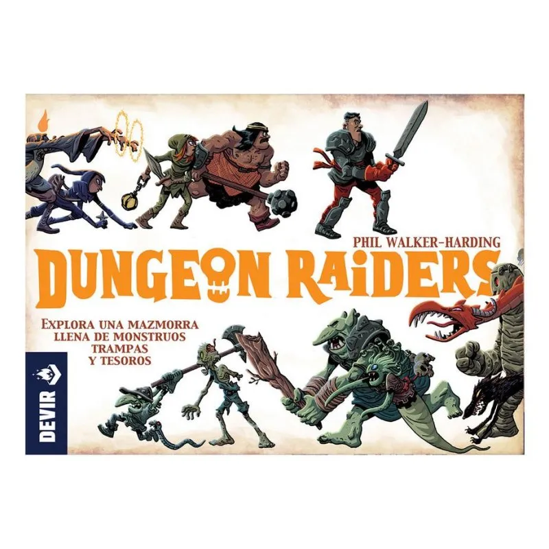Gioco di carte Devir Dungeon Raiders semi-cooperativo 3-5 giocatori 8 anni+ - immagine 1