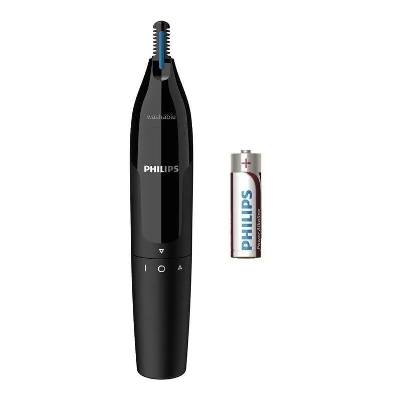 Tagliacapelli Naso e Orecchie Philips NT1650/16 Senza Fili Pila AA Impermeabile Ergonomico - immagine 1