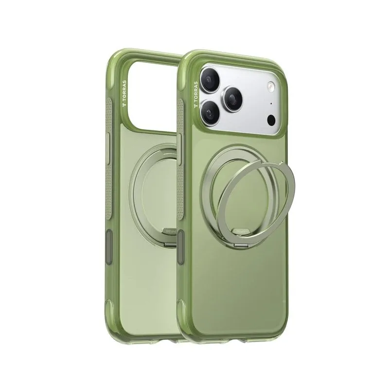 Funda per smartphone Torras O3 Air Verde Bosque MagSafe Supporto Rotante per iPhone 17 Pro - immagine 1
