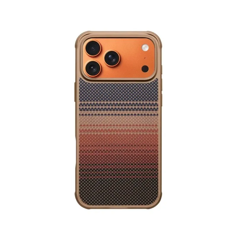 Funda per smartphone Pitaka ProGuard Fibra di Aramide Sunset Resistente per iPhone 17 Pro - immagine 1