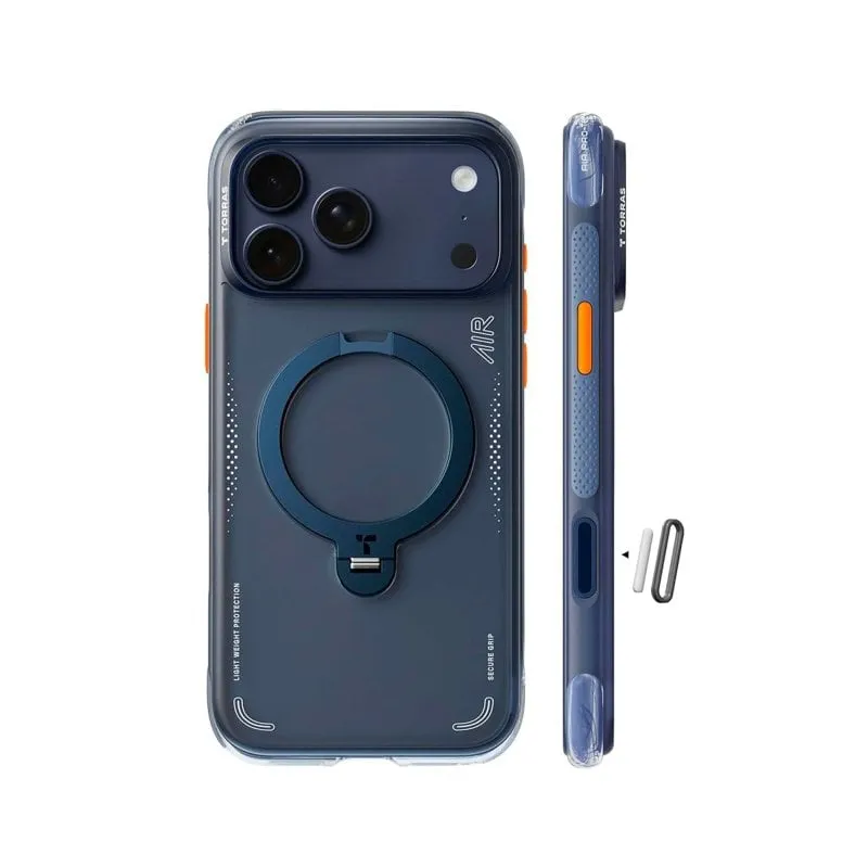 Funda per smartphone Torras Ostand Q3 Air MagSafe Blu per iPhone 17 Pro Max - immagine 1