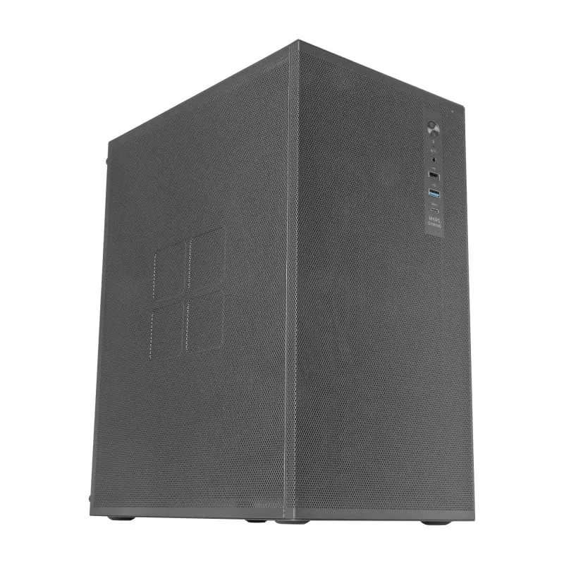 Torre PC Mars Gaming MC-MESHPRO MicroATX AirMesh Pro USB-C Nero - immagine 1