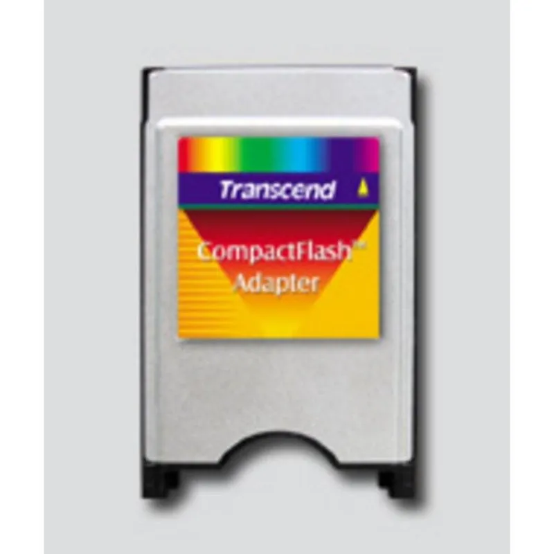 Lettore di Carte Transcend Adattatore CompactFlash per PCMCIA Argentato - immagine 1