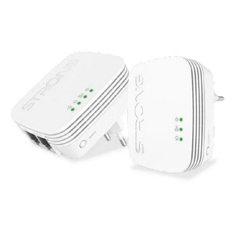 Estensore di rete Powerline 600 Duo Wi-Fi Mini Strong PLW600MDUO - immagine 1