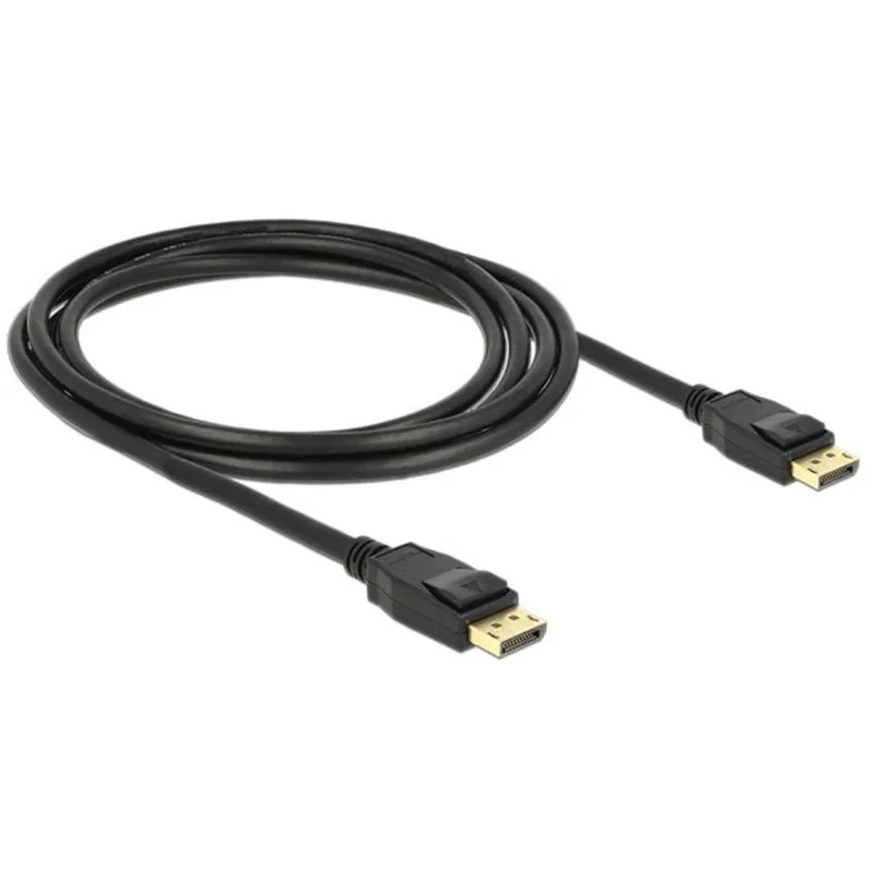 Cavo DisplayPort DeLOCK 2m 1.2a 4K - immagine 1