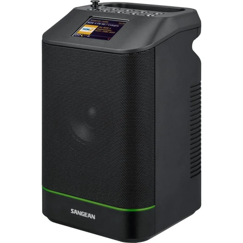 Radio Portatile Sangean Revery R4 DAB+ FM LCD Nero Wi-Fi Bluetooth - immagine 1