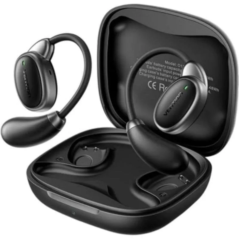 Auricolari Vention NBS wireless Bluetooth 5.4 Open Ear con ANC e IPX4 neri - immagine 1