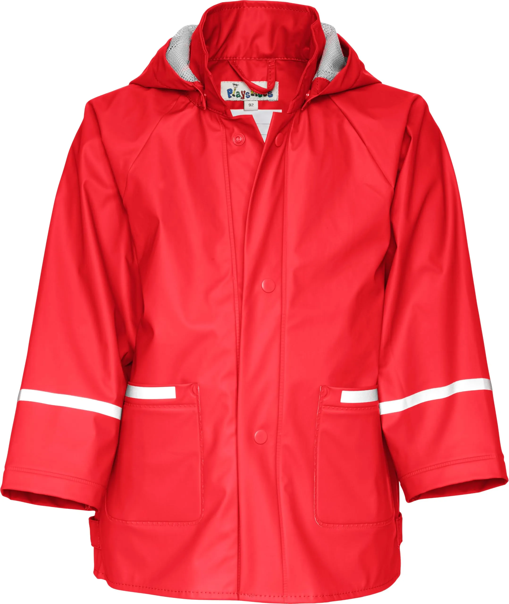 Playshoes Giacca da pioggia, Abbigliamento antipioggia antivento e impermeabile Unisex - Bambini e ragazzi, rosso, 140 - immagine 1