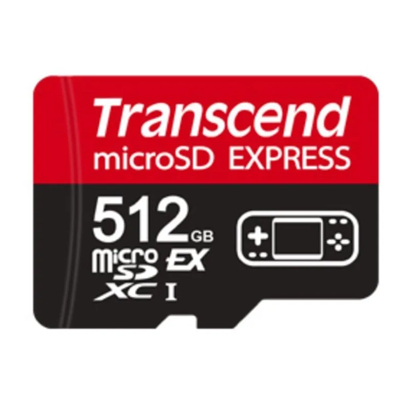 Scheda microSD Transcend USD710S 512 GB 900 MB/s Rosso Nero - immagine 1
