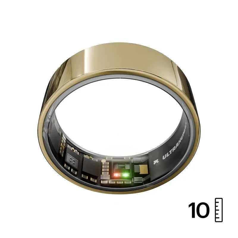 Anello intelligente Ultrahuman Ring AIR Bluetooth 5.0 IPX7 Autonomia 6 giorni Android iOS Oro - immagine 1