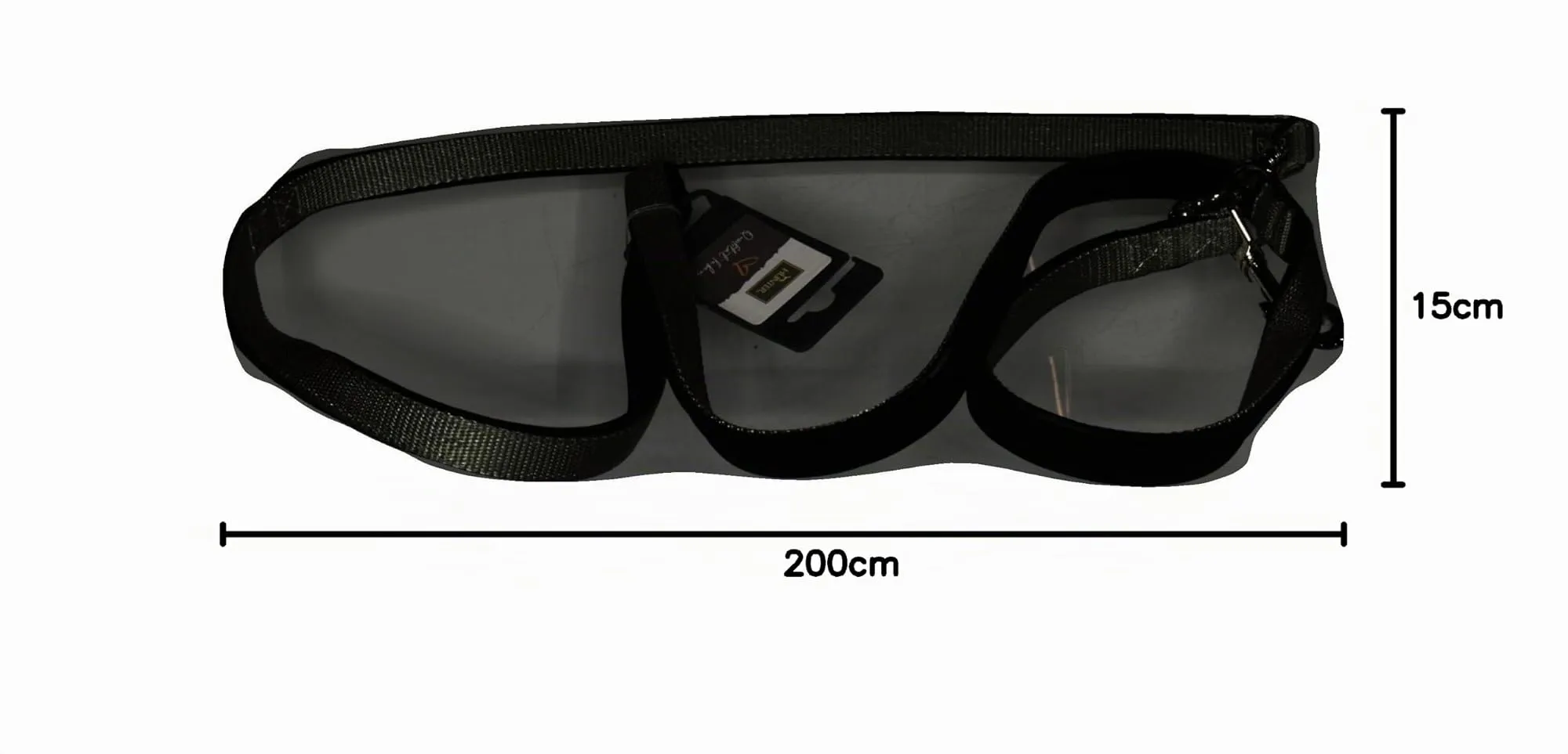 Guinzaglio da passeggio regolabile Neopren 15/200Nylon oliva/Neopren nero - immagine 10