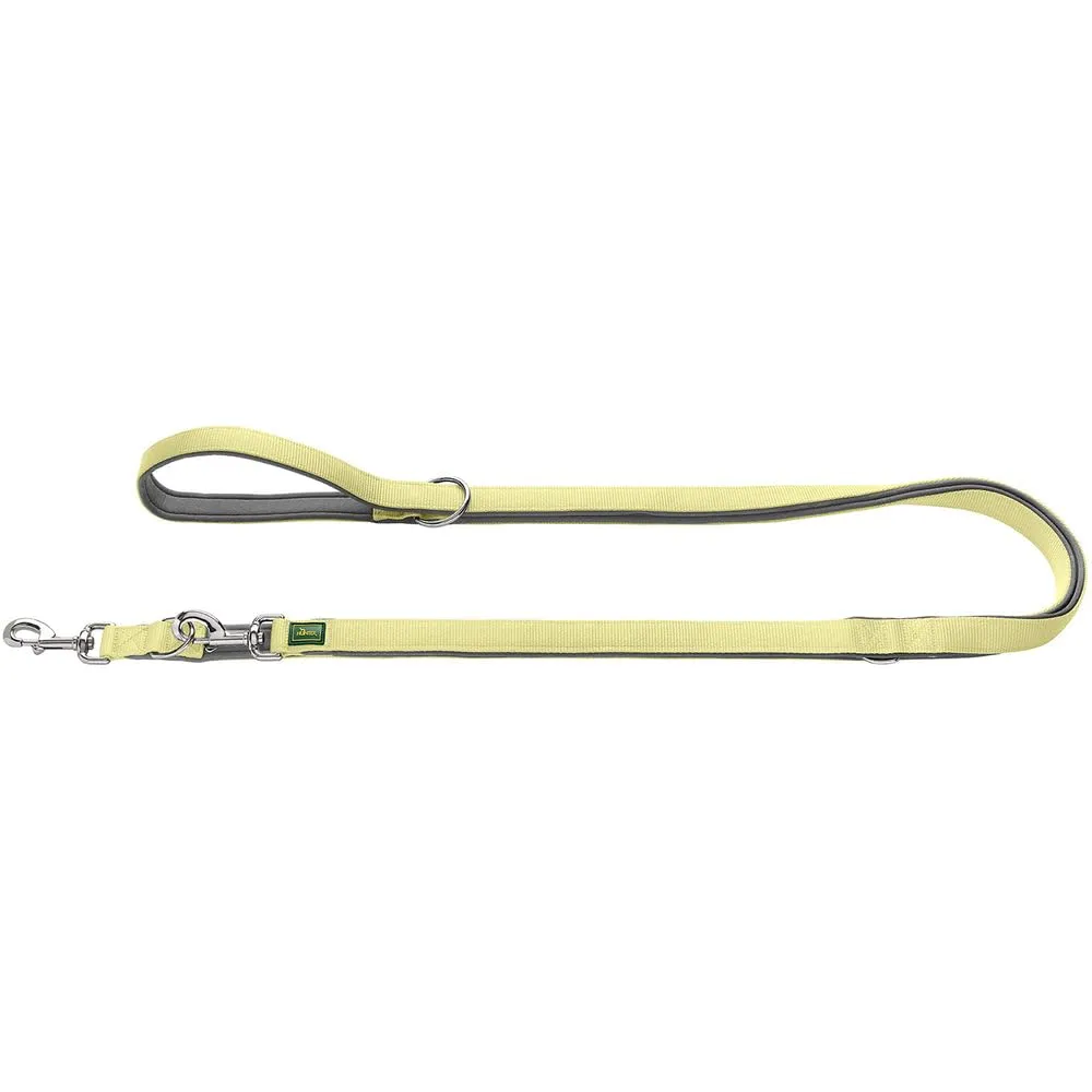 Guinzaglio da passeggio regolabile Neopren 25/200Nylon nero/Neopren grigio - immagine 8