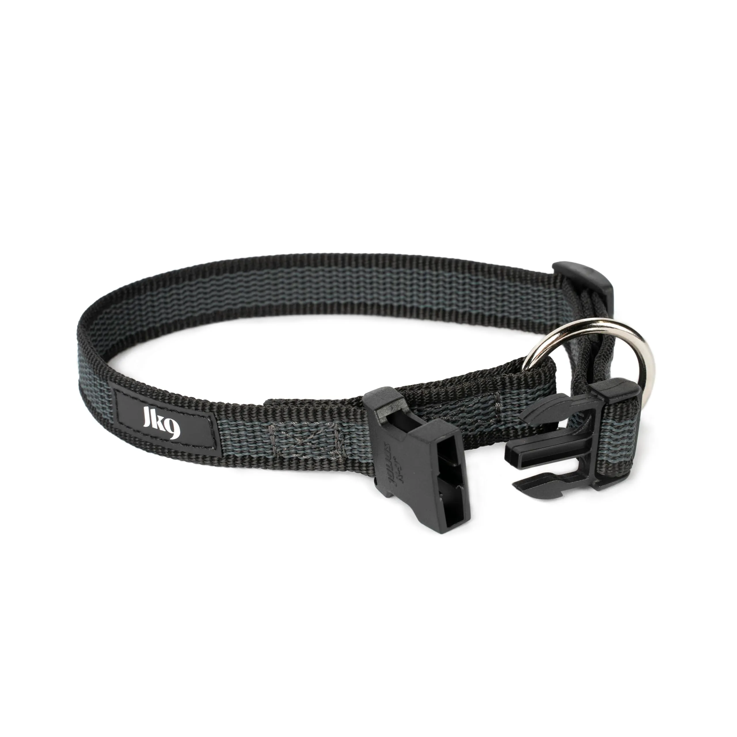 Collare K9 serie Color & Grey, 20 mm x 27-42 cm, nero-grigio - immagine 4