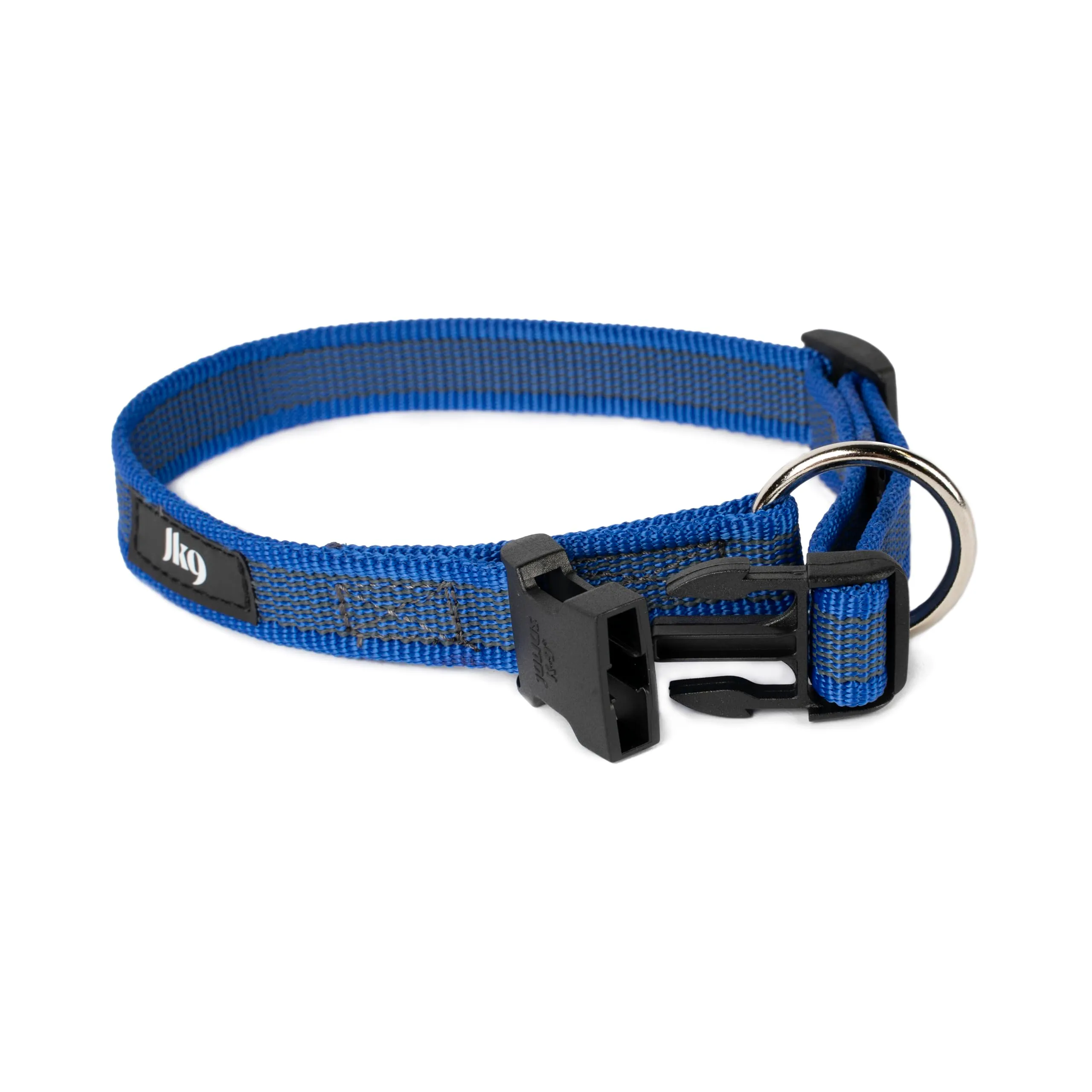 Collare K9 serie Color & Grey, 20 mm x 27-42 cm, blu-grigio - immagine 2