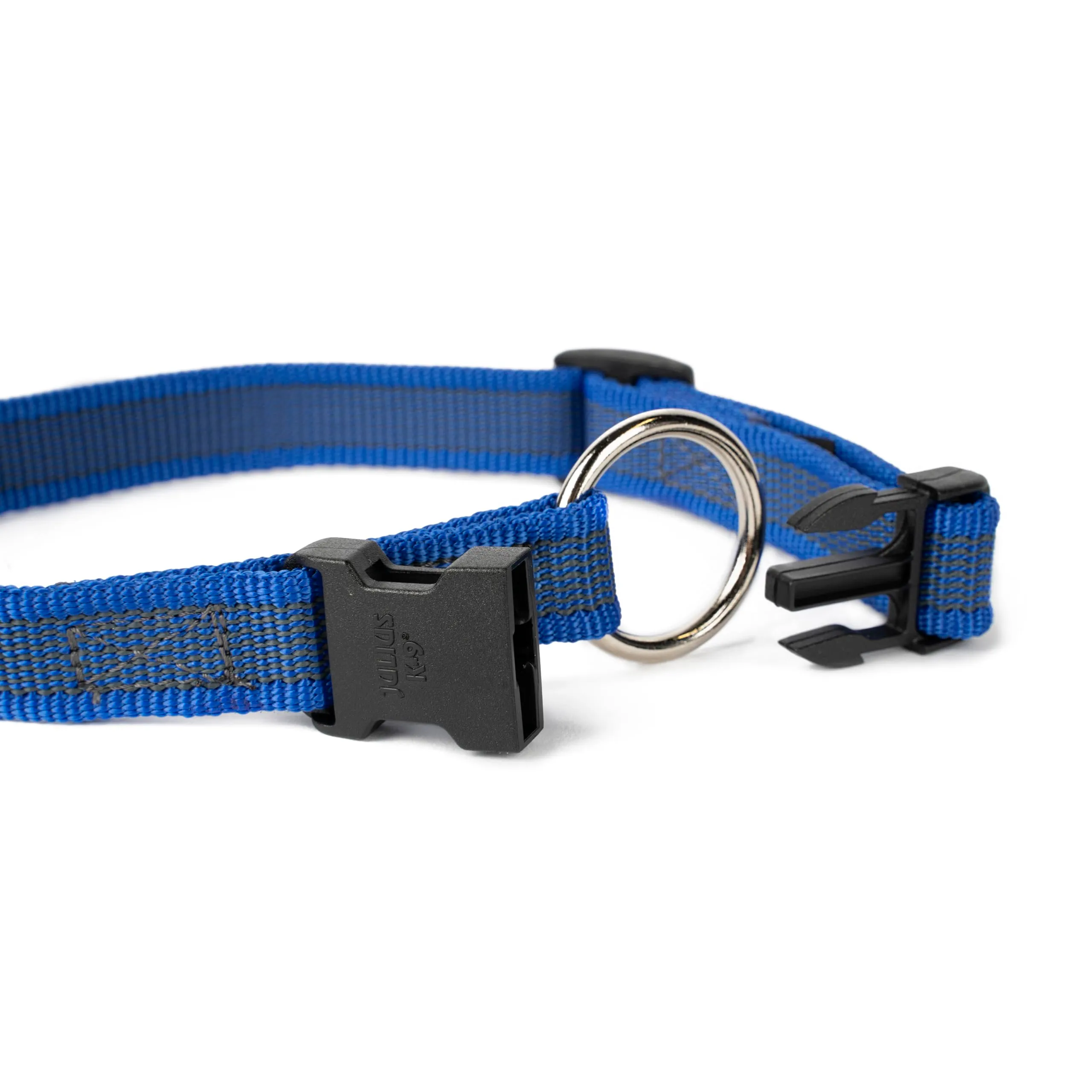 Collare K9 serie Color & Grey, 20 mm x 27-42 cm, blu-grigio - immagine 4