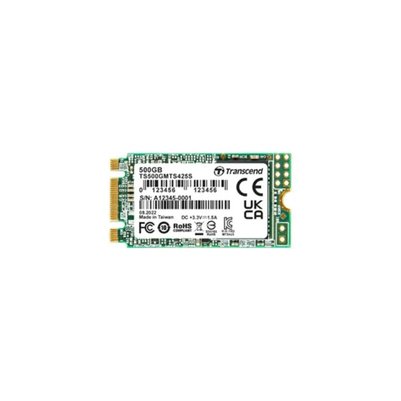 Disco Duro Transcend 425S 500 GB M.2 SATA 530 MB/s Lettura 480 MB/s Scrittura - immagine 1