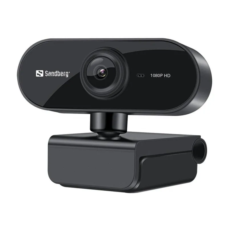 Webcam Sandberg USB Webcam Flex 1080P HD Full HD con microfono - immagine 1