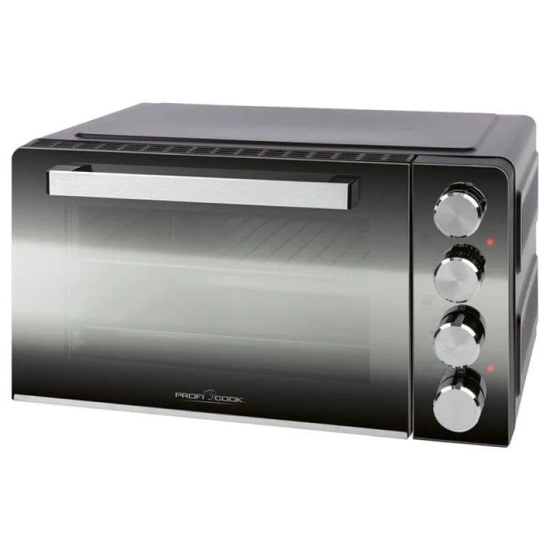Fornetto Elettrico ProfiCook MBG 1277 30L 1500W Pietra Pizza Nero - immagine 1