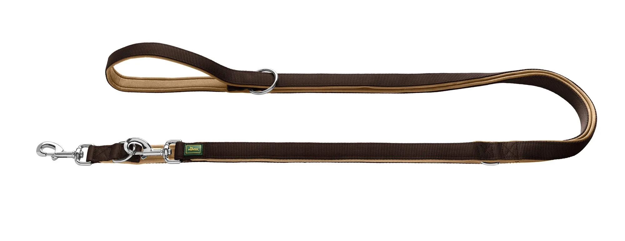 HUNTER Guinzaglio regolabile in neoprene 25/300 marrone caramello - immagine 2