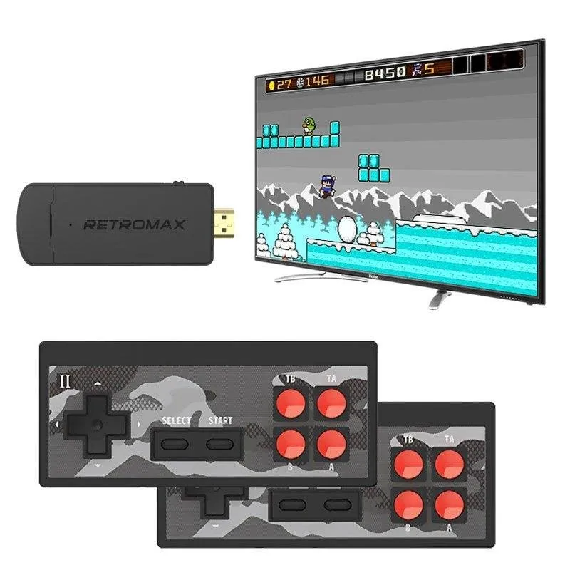Dam Electronics Y2 Plus Console Retro HDMI 4K 1800 Giochi Nero - immagine 1