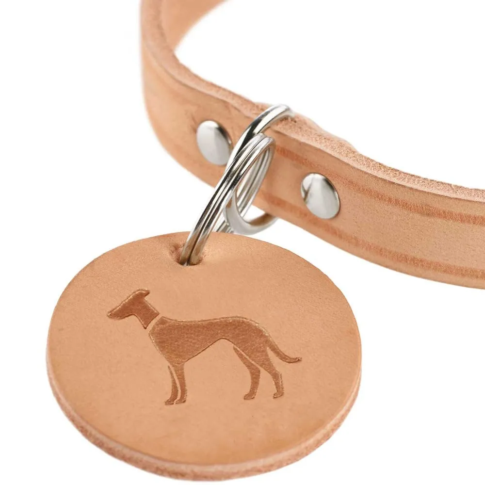 HUNTER AALBORG - Collare per cani in pelle, semplice, resistente, confortevole, 42 (S), colore: Rosso - immagine 3