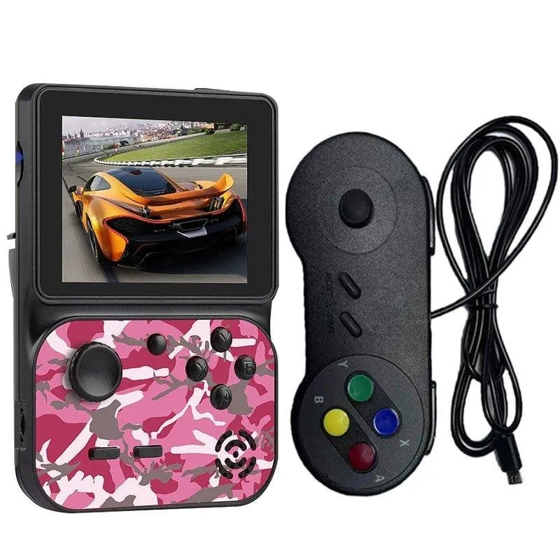 Dam Electronics Console Retro Portatile 3 Pollici Giochi 8 e 16 Bit Grigio - immagine 1