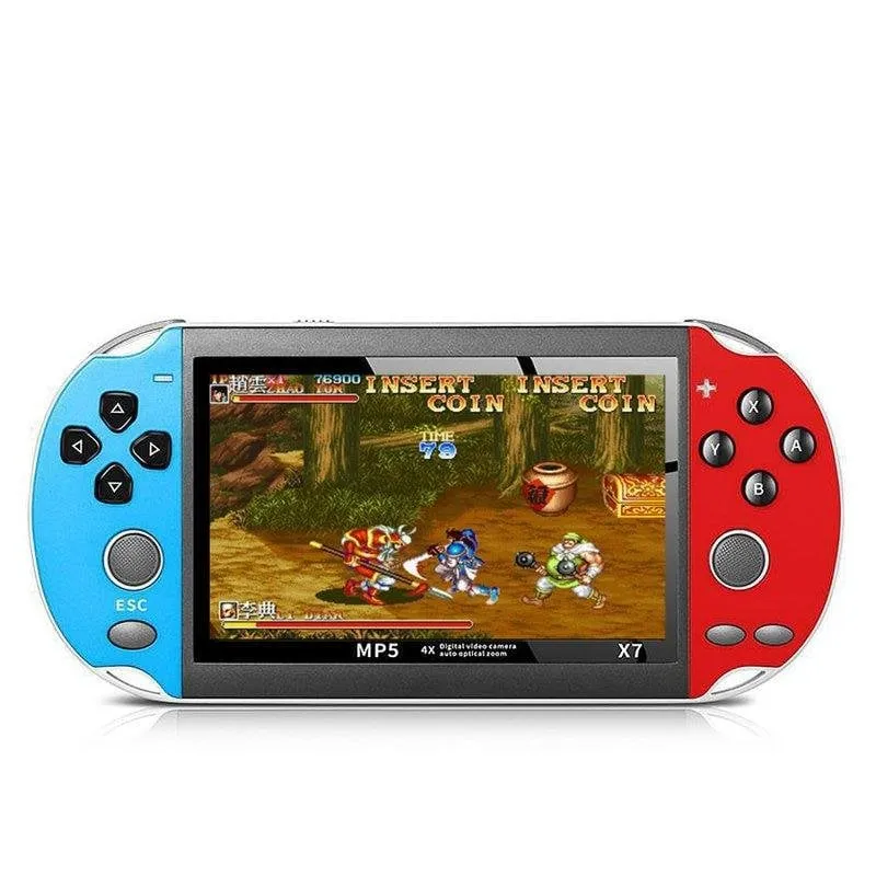 Dam Electronics X7 Retro Portatile 64 Bit 8GB Giochi Classici Schermo 4.3 Nero - immagine 1