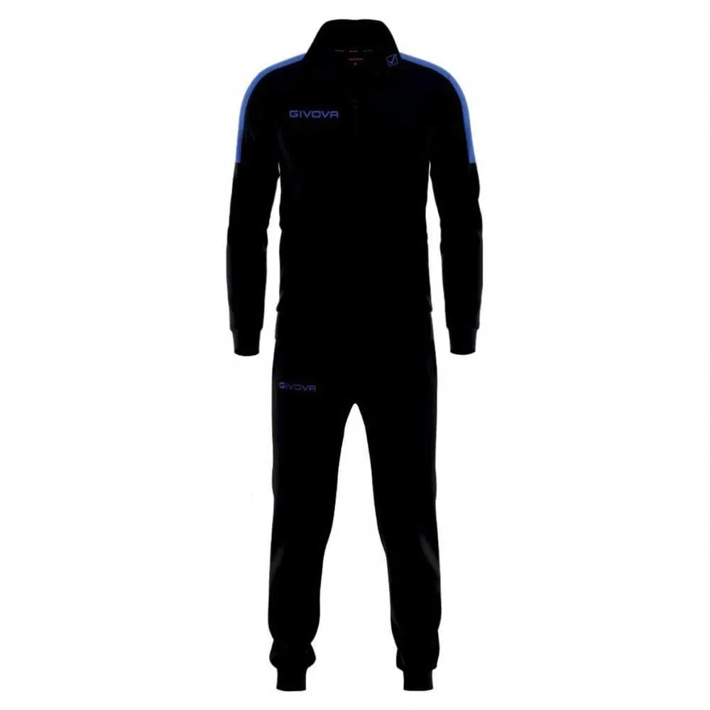 GIVOVA Tuta Revolution,Nero/Azzurro,4XS,Unisex - immagine 1