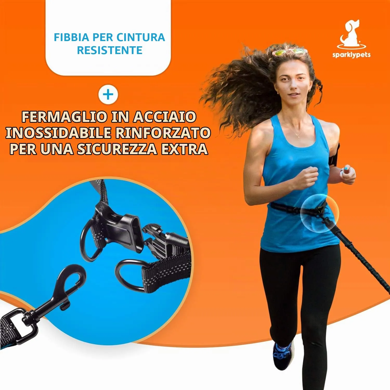 Guinzaglio Doppio Mani Libere per Cani di Taglia Media e Grande - per Correre, Addestrare, Camminare e Fare Jogging (Rosa, per 2 Cani) - immagine 7