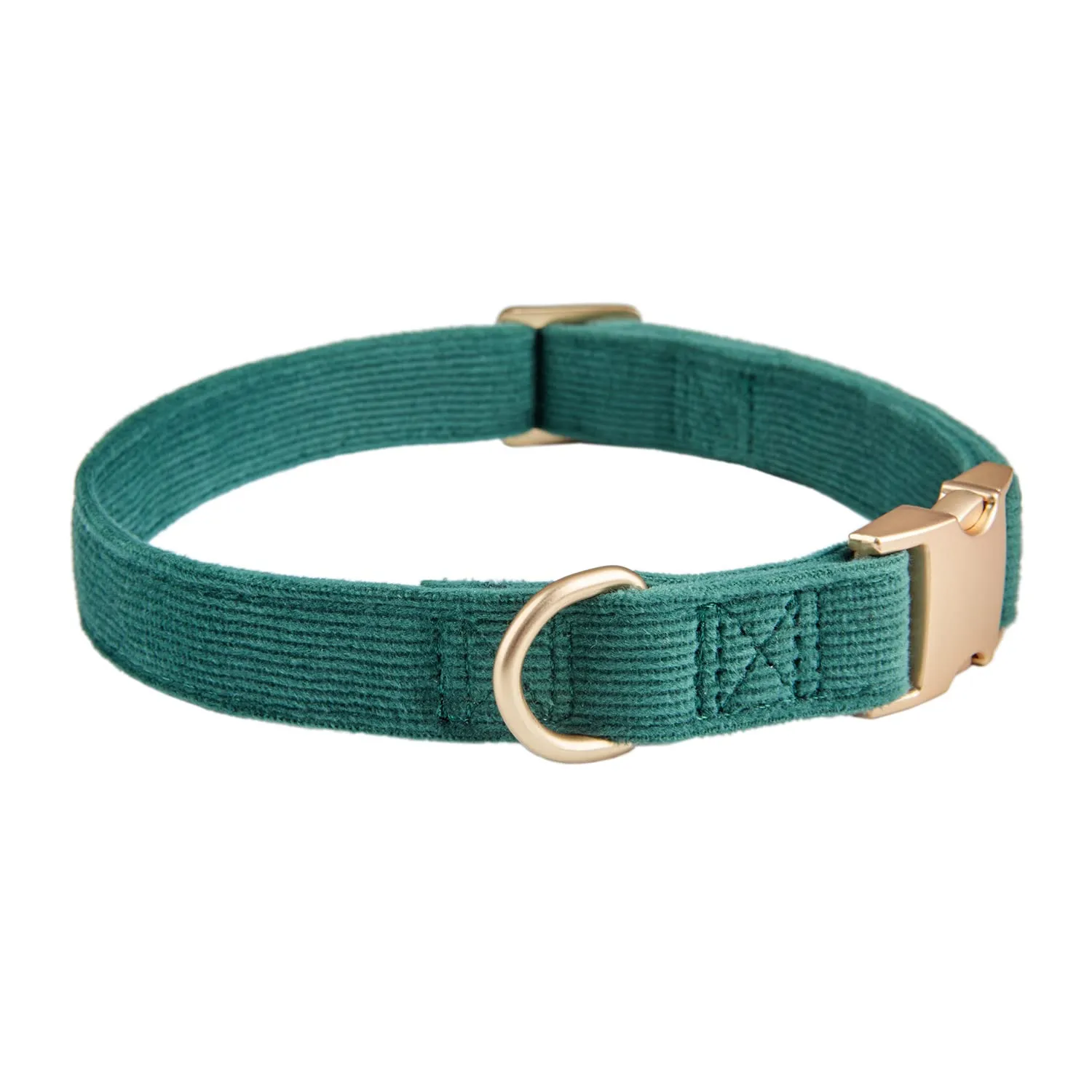 YUDOTE Collare per cani ultra morbido in cotone naturale per cani di piccola taglia con pelle sensibile,verde - immagine 7