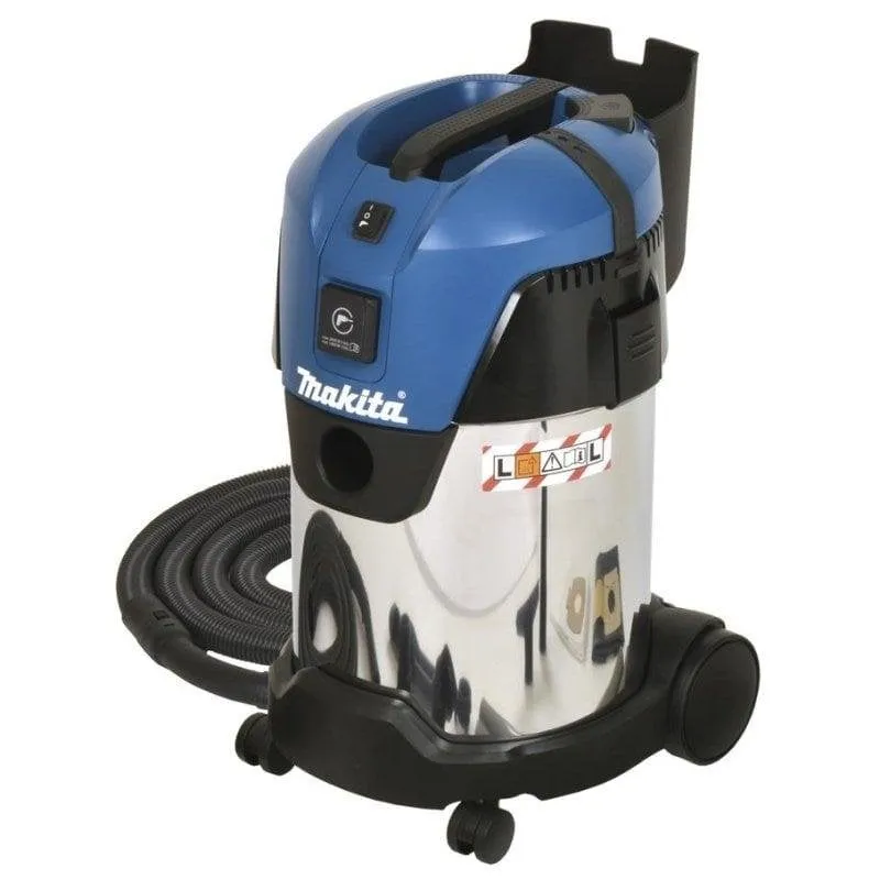 Aspirapolvere Industriale Makita VC3011L 2000W Secco e Umido 30 L Nero Blu Bianco - immagine 1