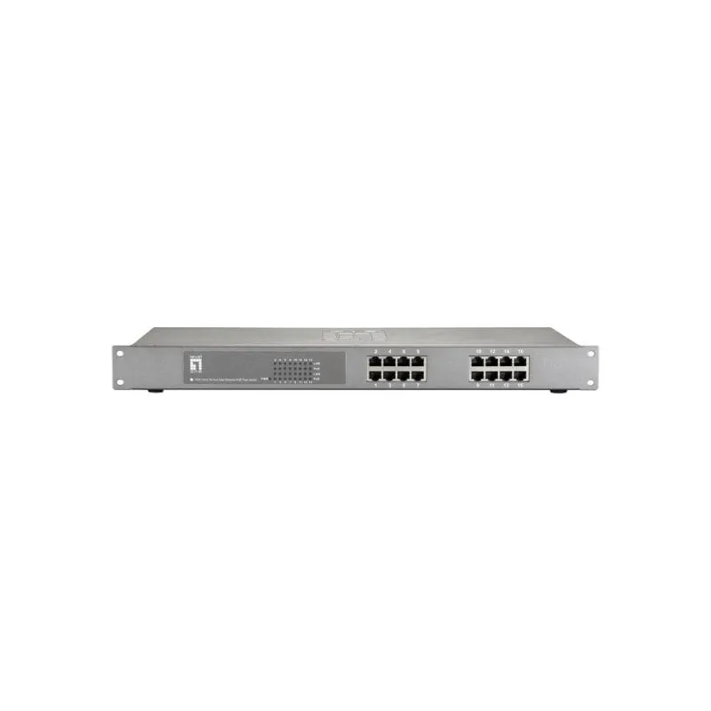 Switch Level One FEP-1612 16 porte Fast Ethernet PoE 10/100Mbps - immagine 1