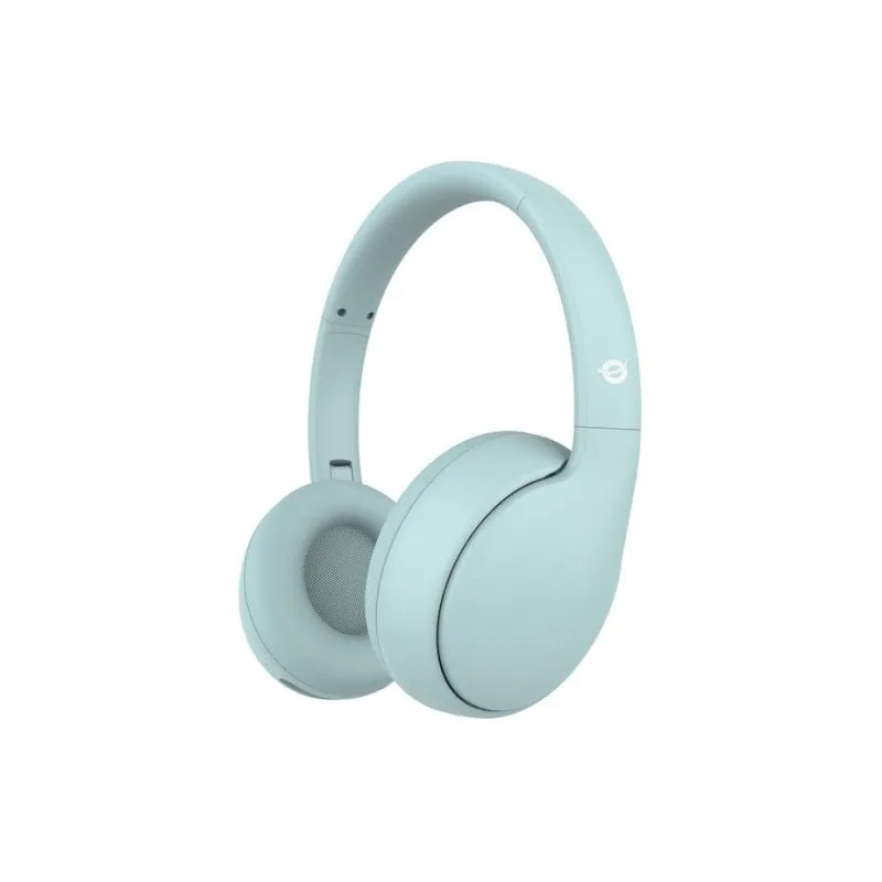 Auricolari Conceptronic PARRIS04B wireless e cablati Bluetooth per chiamate e musica azzurro chiaro - immagine 1