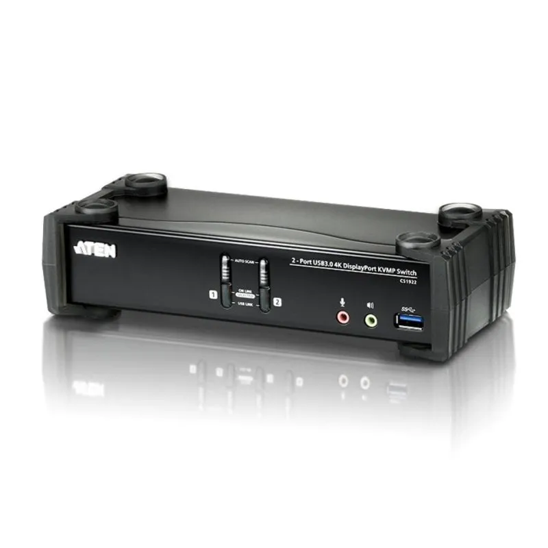 Switch KVM Aten CS1922 USB 3.0 4K DisplayPort 2 porte - immagine 1