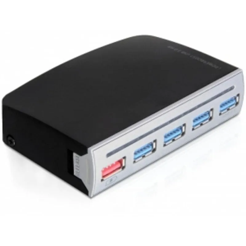 Hub Delock 5 porte 5000 Mbit/s USB 3.2 Gen 1 modello 61898 con alimentazione - immagine 1
