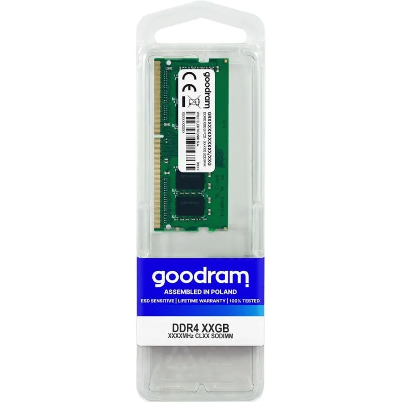 Memoria RAM GoodRam GR2666S464L19/16G 16GB 1x16GB DDR4 2666MHz CL19 SO-DIMM - immagine 1