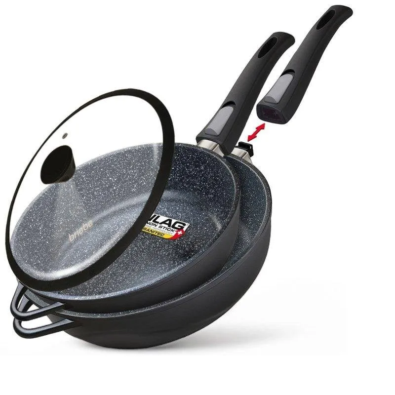 Padella Induzione Antiaderente Briebe Mgk19s 24/28 cm Senza PFO - immagine 1