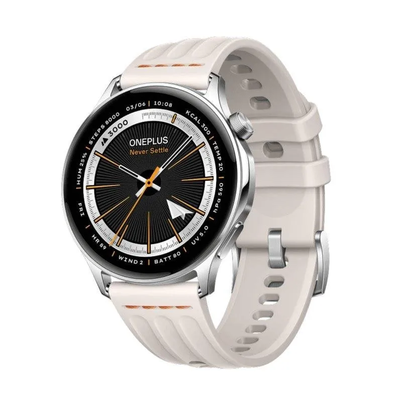 OnePlus Watch Lite Bluetooth 44.98mm Acciaio Argento Profilo Sottile 8,9mm - immagine 1