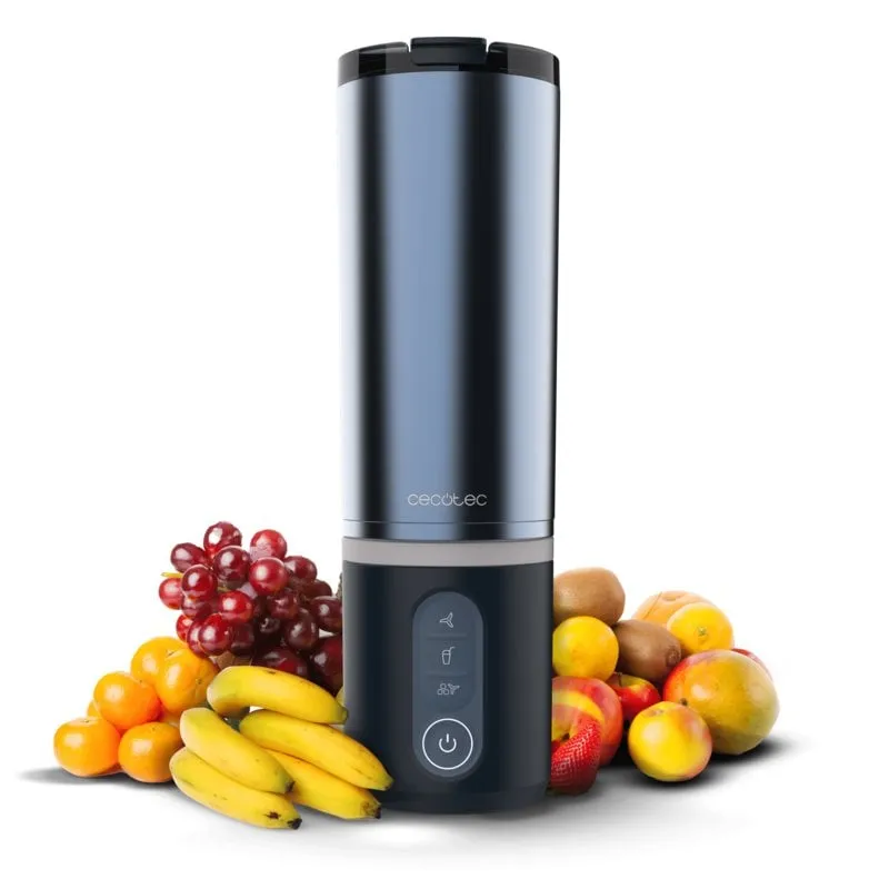 Frullatore Power Titanium Shake2Go Dark Steel 180W 600ml USB-C - immagine 1
