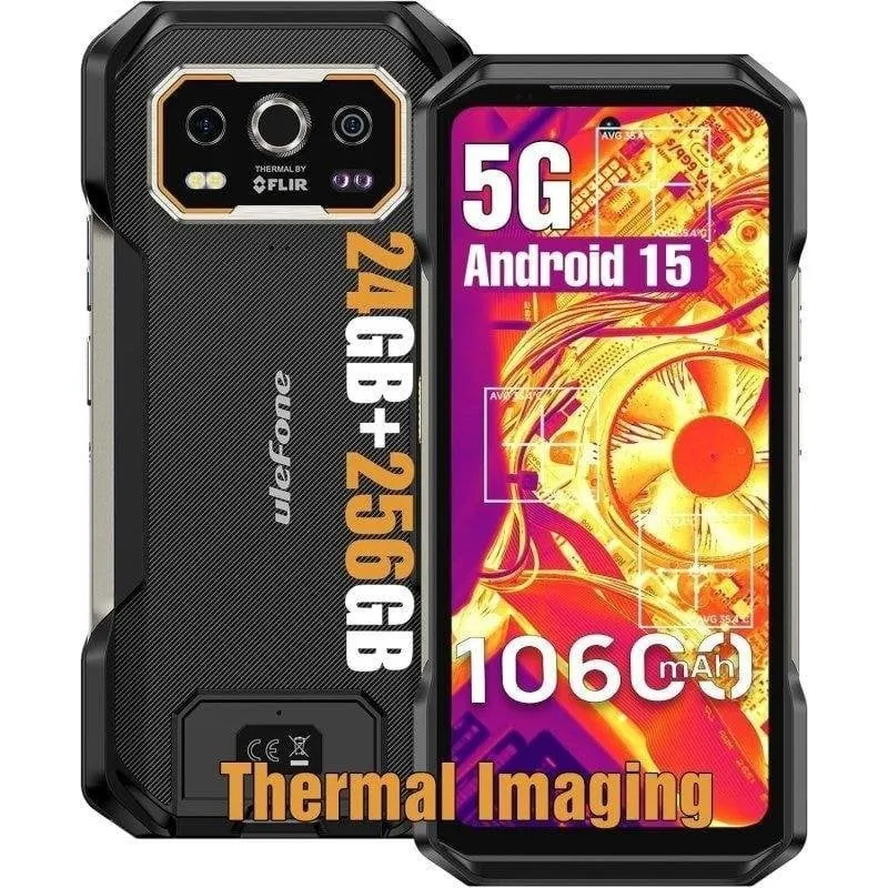 Ulefone Armor 27T Pro 5G 12GB 256GB 6,78" Nero Camera termica - immagine 1