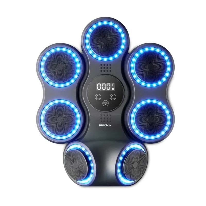 Macchina da Boxe Musicale Prixton Combat Pro BM150 LED Bluetooth 11 Modi 9 Velocità - immagine 1