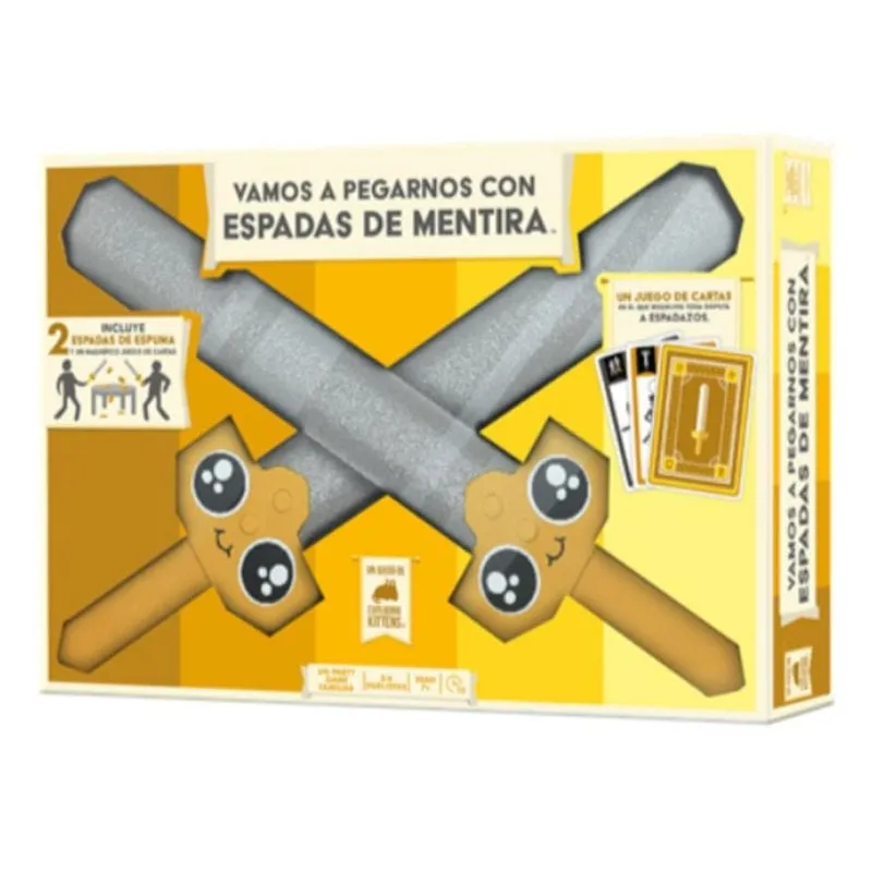 Gioco da tavolo Asmodee Vamos a pegarnos con espadas de mentira 3-6 giocatori 20 min - immagine 1
