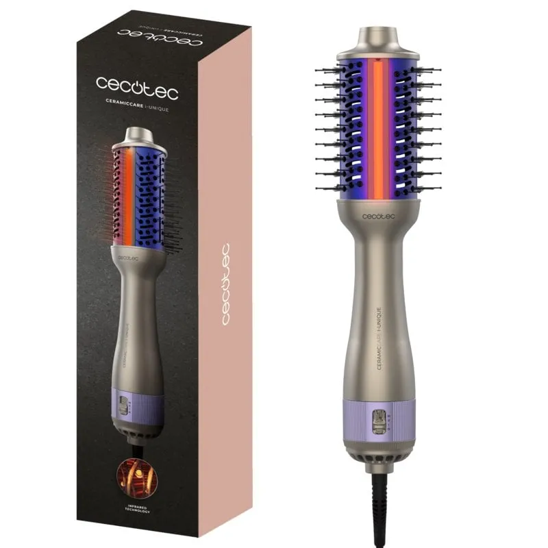 Spazzola Modellante CeramicCare i-Unique Infrarossi 3 Temperature Ceramica - immagine 1