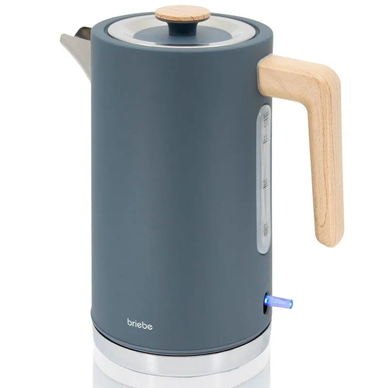 Bollitore Elettrico Briebe KT1165GRY 1,7L Senza Fili Nordic - immagine 1