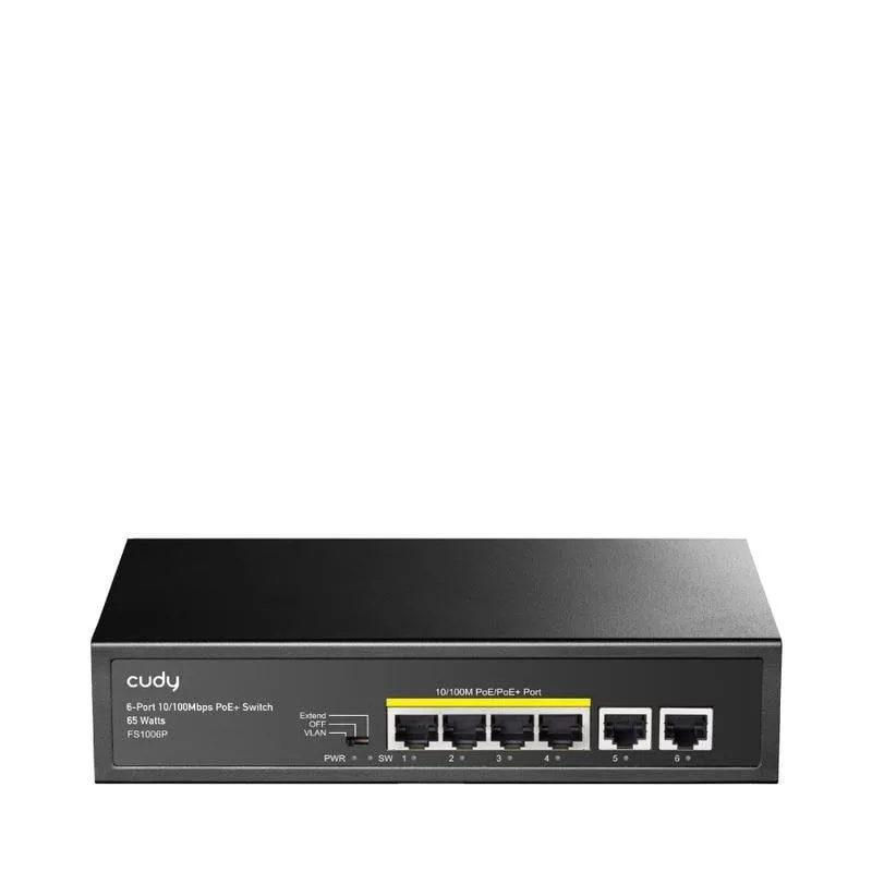 Switch Ethernet Veloce PoE Cudy FS1006P 6 Porte - immagine 1
