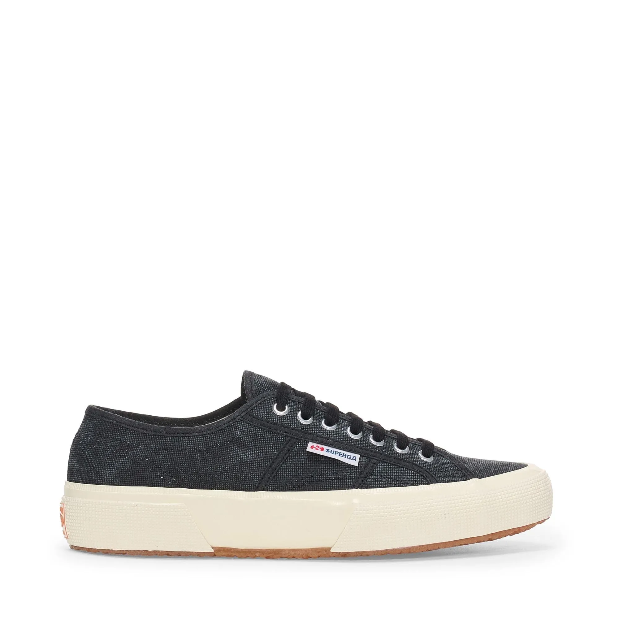 SUPERGA - Sneakers, Uomo Donna, Nero, Cotone, Casual, 2750 Og Washed Cotton, Taglia: 42 - immagine 1